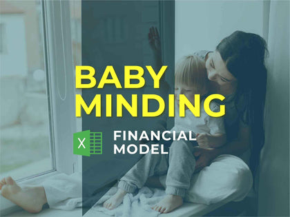 Baby Minding Financial Model Excel Template - Templarket -  Business Templates Marketplace