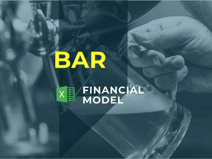 Bar Financial Model Excel Template - Templarket -  Business Templates Marketplace