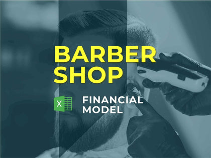 Barber Shop Financial Model Excel Template - Templarket -  Business Templates Marketplace