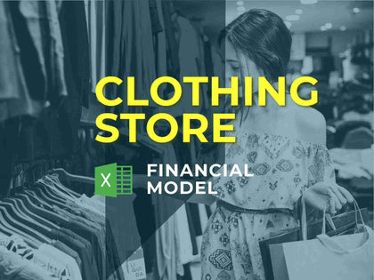 Clothing Store Financial Model Excel Template - Templarket -  Business Templates Marketplace