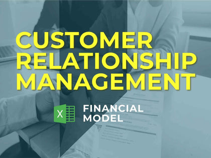 Crm Software Financial Model Excel Template - Templarket -  Business Templates Marketplace