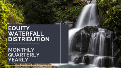Equity Waterfall Monthly Quarterly Annual Compounding - Templarket -  Business Templates Marketplace