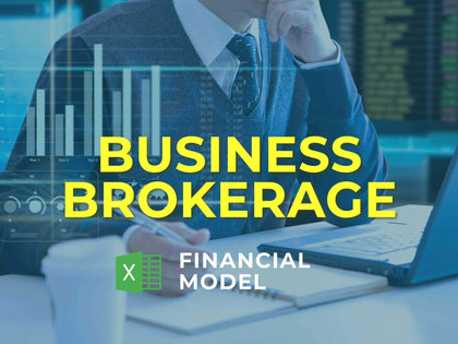 Business Brokerage Financial Model Excel Template - Templarket -  Business Templates Marketplace