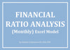 Financial Ratio Analysis (Monthly) Excel Model - Templarket -  Business Templates Marketplace