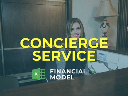 Concierge Service Financial Model Excel Template - Templarket -  Business Templates Marketplace