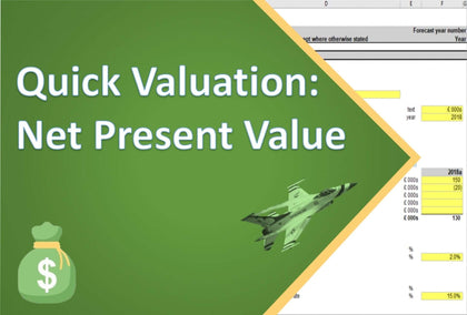 quick valuation net present value npv calculator 1
