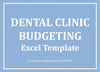 Dental Clinic Budgeting Excel Template - Templarket -  Business Templates Marketplace
