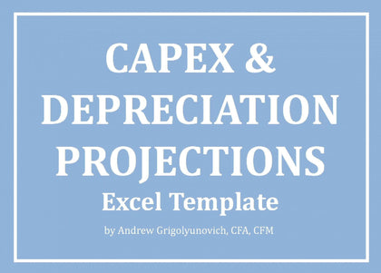 CAPEX and Depreciation Projections - Templarket -  Business Templates Marketplace