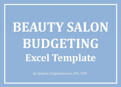 Beauty Salon Budgeting Excel Template - Templarket -  Business Templates Marketplace