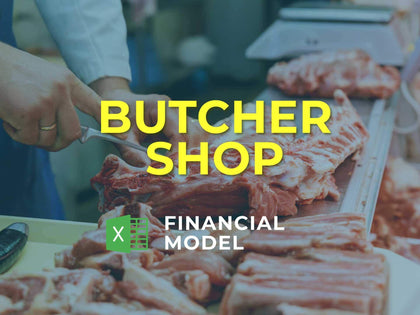 Butcher Shop Financial Model Excel Template - Templarket -  Business Templates Marketplace