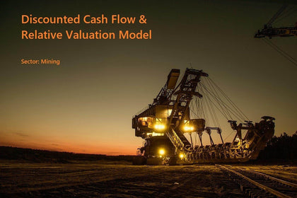 discounted cash flow dcf valuation model template mining company 13