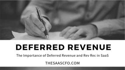 how to properly record deferred revenue in saas 1