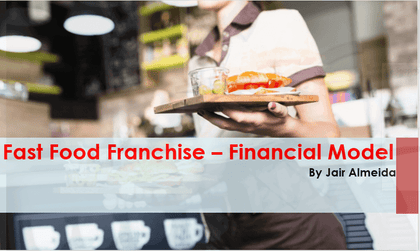 Fast Food Franchise - Financial Model - Templarket -  Business Templates Marketplace