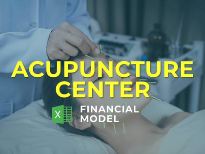 Acupuncture Center Financial Model Excel Template - Templarket -  Business Templates Marketplace