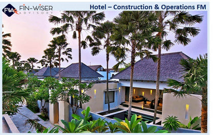 detailed hotel project valuation construction and operation phase with npv irr calculations 1