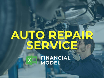 Auto Repair Service Financial Model Excel Template - Templarket -  Business Templates Marketplace