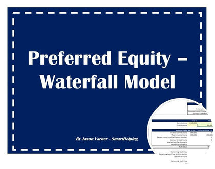 preferred equity waterfall excel model 1