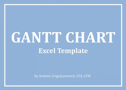 Gantt Chart Excel Template - Templarket -  Business Templates Marketplace