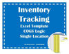 inventory tracking excel template single location cogs logic 1