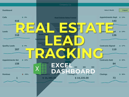 real estate lead tracking excel template 1