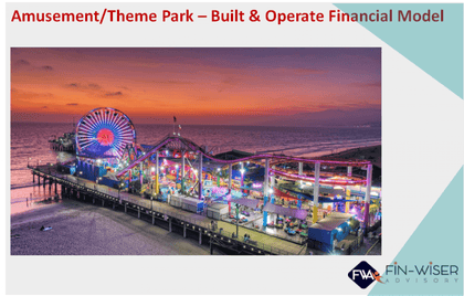 Amusement Park- 3 statement Financial Model with Cash Waterfall, NPV & IRR, Construction and Operation Phase - Templarket -  Business Templates Marketplace