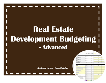 real estate development budgeting advanced 1
