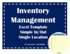 simple in out inventory management excel template 1 location 1