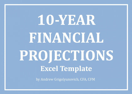 10-Year Financial Projections Excel Model - Templarket -  Business Templates Marketplace