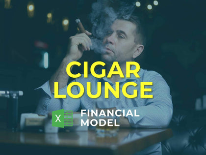 Cigar Lounge Financial Model Excel Template - Templarket -  Business Templates Marketplace