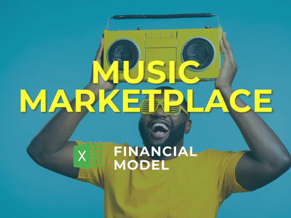 Music Marketplace Financial Model Excel Template - Templarket -  Business Templates Marketplace