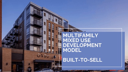 Multifamily Development Model Built-to-Sell - Templarket -  Business Templates Marketplace