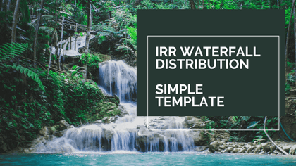 IRR Equity Waterfall Template Excel - Templarket -  Business Templates Marketplace