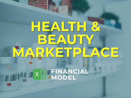 Health & Beauty Marketplace Financial Model Excel Template - Templarket -  Business Templates Marketplace