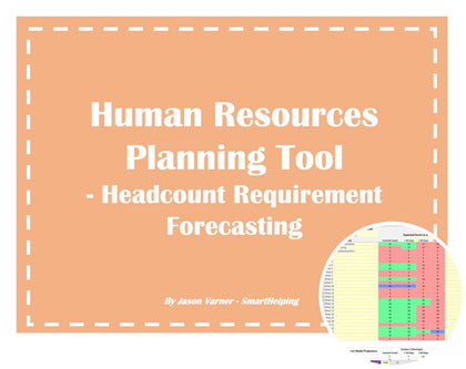 human resources planning tool in excel headcount requirement forecasting 1