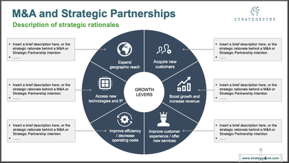 M&A and Strategic Partnerships - Evaluation tool - Templarket -  Business Templates Marketplace