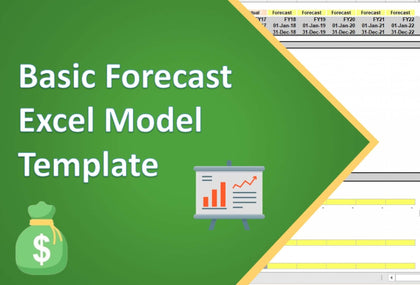 Basic Forecast Excel Model Template - Templarket -  Business Templates Marketplace