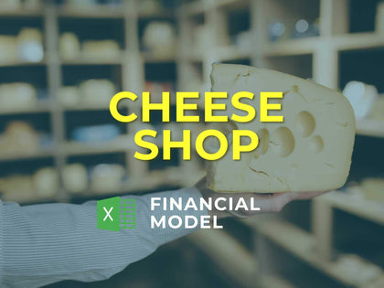 Cheese Shop Financial Model Excel Template - Templarket -  Business Templates Marketplace
