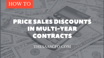 how to price discounts in multi year saas contracts 1