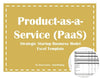 product as a service paas strategic business modeling planner excel model 1