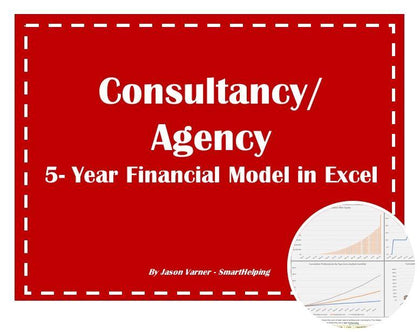 consultancy agency 5 year financial model in excel 1
