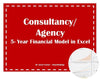 consultancy agency 5 year financial model in excel 1