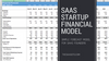 saas startup financial model 1
