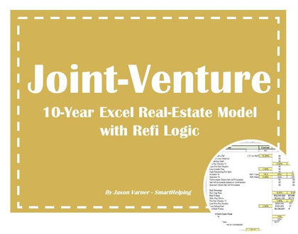 10-Year Joint Venture Excel Real Estate Model with Refi Logic - Templarket -  Business Templates Marketplace