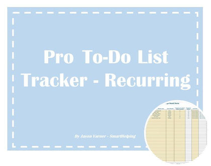 pro to do list tracker recurring 1
