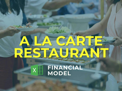 A La Carte Restaurant Financial Model Excel Template - Templarket -  Business Templates Marketplace