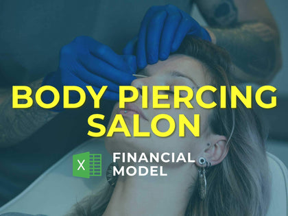 Body Piercing Salon Financial Model Excel Template - Templarket -  Business Templates Marketplace