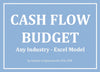 Cash Flow Budget Excel Model - Any Industry - Templarket -  Business Templates Marketplace