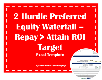 2 hurdle preferred equity waterfall repay equity attain roi target 1