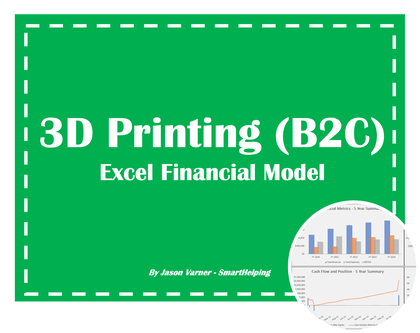 3D Printing Business: Startup Financial Model and DCF Analysis - Templarket -  Business Templates Marketplace