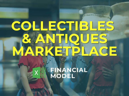 Collectibles & Antiques Marketplace Financial Model Excel Template - Templarket -  Business Templates Marketplace